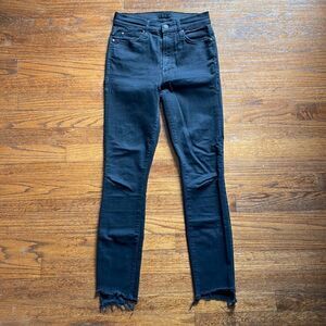 Mother The Stunner Zip Ankle Step Fray Not Guilty Wash